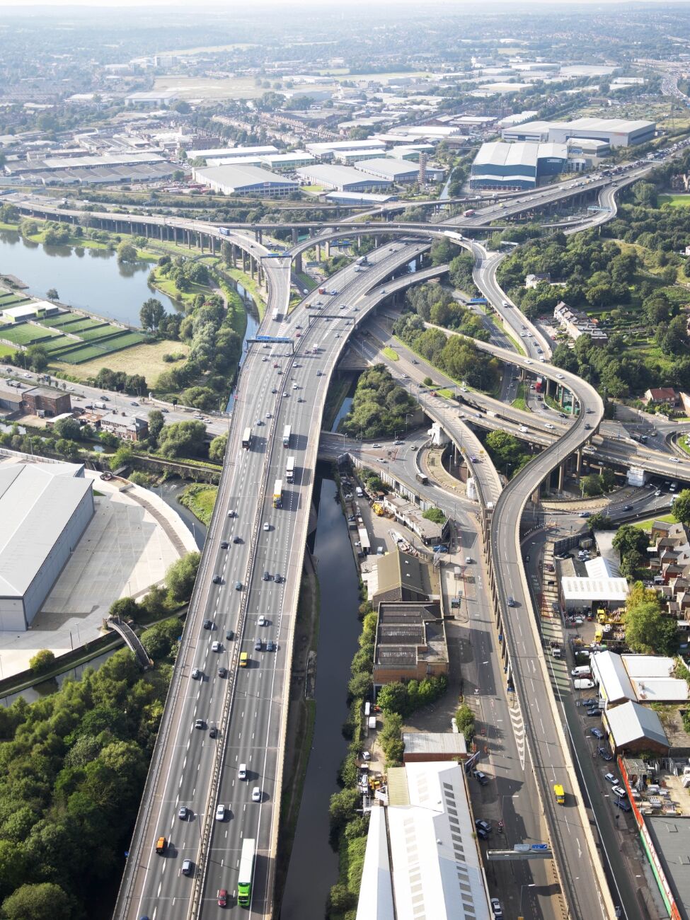 Die Gravelly Hill Interchange, Birmingham, 2008.
